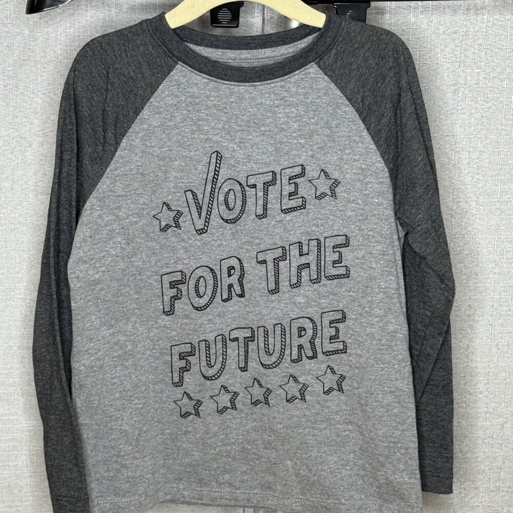 Cat & Jack - Boys 3/4 Vote For The Future Shirt - Size XS 4/5 - Picture 1 of 4
